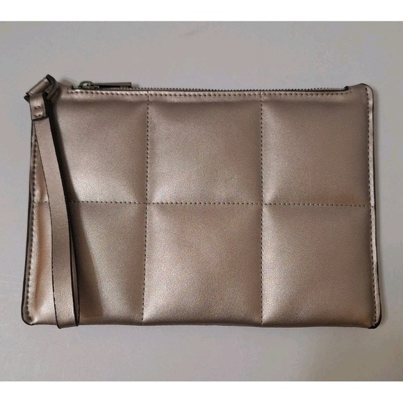 a new day Handbags - A New Day Wristlet Bag 10" Silver